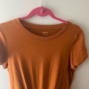 Orange Madewell Everday T-Shirt. Size S.